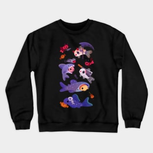 Spooky Cory cats Crewneck Sweatshirt